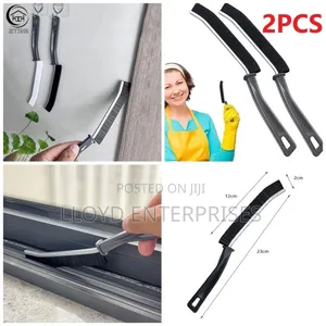 2 Piece Hard Bristled Crevice Brush Set