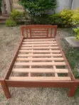 Kitanda cha Mbao cha 3.5 na 6ft Kilichotumika - 3