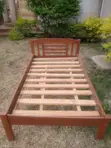 Kitanda cha Mbao cha 3.5 na 6ft Kilichotumika - 4