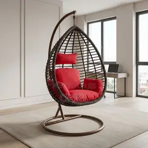 Kiti cha Kukunja cha Balcony - Rattan Nyeusi