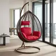 Kiti cha Kukunja cha Balcony - Rattan Nyeusi - 4