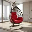 Kiti cha Kukunja cha Balcony - Rattan Nyeusi - 5