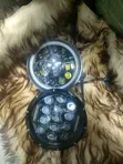7 Inch Skull & X-Design LED Motorcycle Headlights - 3