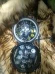 7 Inch Skull & X-Design LED Motorcycle Headlights - 4