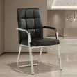 Executive Leather Reception Chairs (Set of 2) - 2