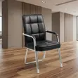 Executive Leather Reception Chairs (Set of 2) - 5