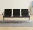 3 Seater Padded Ergonomic Airport Reception Bench - 2