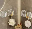 Acrylic Wall Mounted Self Adhesive Hooks (4pc) - 2