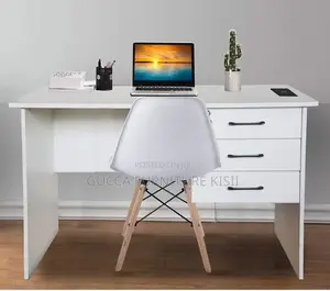 Kikombe cha Kompyuta cha MDF Nyeupe cha Custom chenye Droo