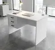Kikombe cha Kompyuta cha MDF Nyeupe cha Custom chenye Droo - 3