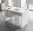 Kikombe cha Kompyuta cha MDF Nyeupe cha Custom chenye Droo - 4