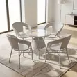 4-Seater Rattan Balcony Set - 1