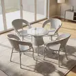 4-Seater Rattan Balcony Set - 2