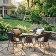 4-Seater Rattan Balcony Set - 5