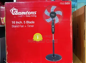 Ramtons 16-Inch Stand Fan yenye Remote na Timer