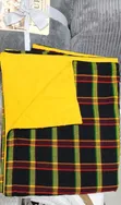 Maasai Shuka Blanket with Light Fleece Lining - 1