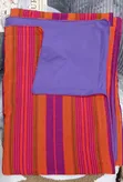Maasai Shuka Blanket with Light Fleece Lining - 2