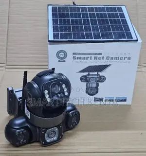 Kamera ya CCTV ya Solar ya WiFi yenye Lensi Tatu na Night Vision