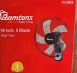 Ramtons 16" Wall Mounted Fan with 5 Blades - 1