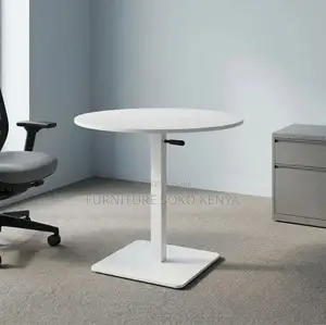 Modern Round Adjustable Coffee Table