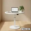 Modern Round Adjustable Coffee Table - 4