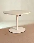 Modern Round Adjustable Coffee Table - 5
