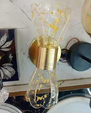 Modern Luxury Gold Foil Acrylic LED Wall Light