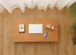 Custom Standing Desk with Cherry MDF Top - 2