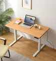 Custom Standing Desk with Cherry MDF Top - 5