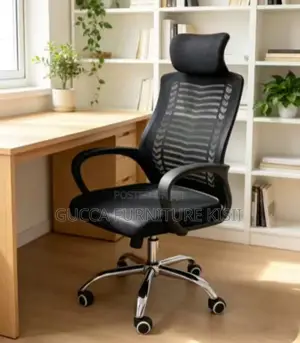Kiti cha Ofisi cha Mesh chenye Headrest