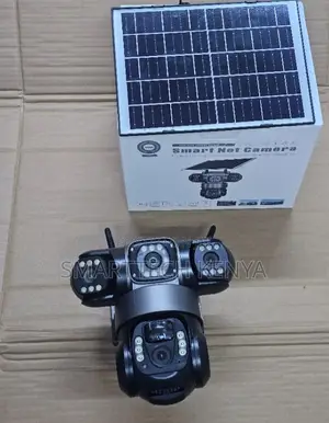 Kamera ya Usalama ya Solar ya 4G yenye Lensi Tatu ya CCTV Nje