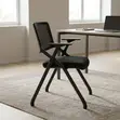 Portable Classroom and Seminar Chair - Black - 5