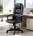 Comfortable High Back PU Leather Boss Chair - 3