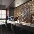 Diamond Acrylic Mirror Pieces for Decorative Wall Designs - 2
