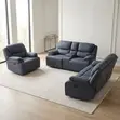 6-Seater Fabric Recliner Sofa Set - 2