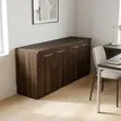 Kabati la Ofisi la Mbao lenye Milango Minne - 2