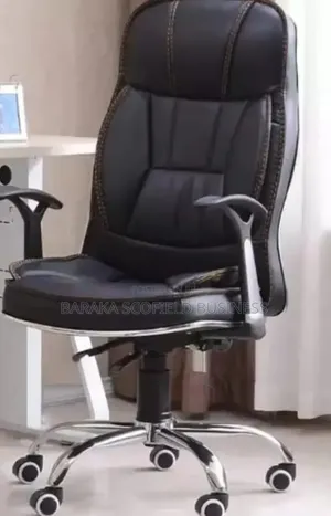 High Back Recliner Office Chair - Black