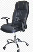 High Back Recliner Office Chair - Black - 2