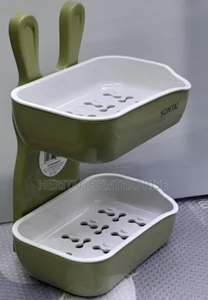 Mouse-Shaped Double Layer Soap Dish