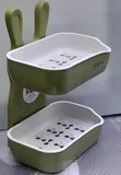 Mouse-Shaped Double Layer Soap Dish - 1