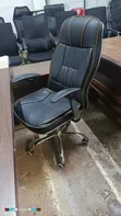 Adjustable Swivel Leather Chair - 1