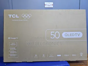 TCL 50-inch 50T6D 4K QLED Smart TV yenye Dolby Atmos & Google TV
