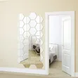 Hexagonal Decorative Mirrors (Gold/Silver) - 2
