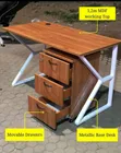 Kikao cha Kisasa cha Metal na Drawer - Kipya Kabisa - 2