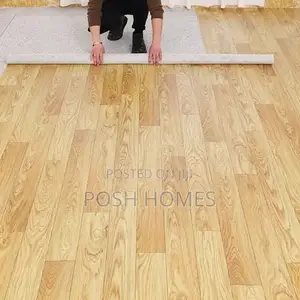 2mm Thick Water-Resistant Wood Grain Vinyl Flooring