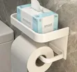 White Metallic Tissue Holder - 1