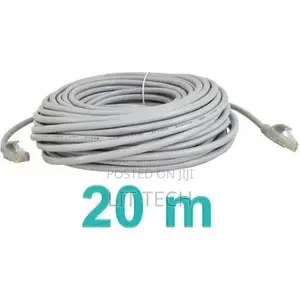 RJ45 20M CAT Cable ya Mtandao ya Ethernet