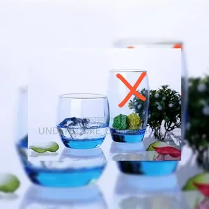 Short Salto Blue Glass (290ml)