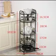 Heavy Duty Metallic Kitchen Organizer - 4