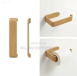 Brand New Bamboo Tissue Holder/Towel Rack